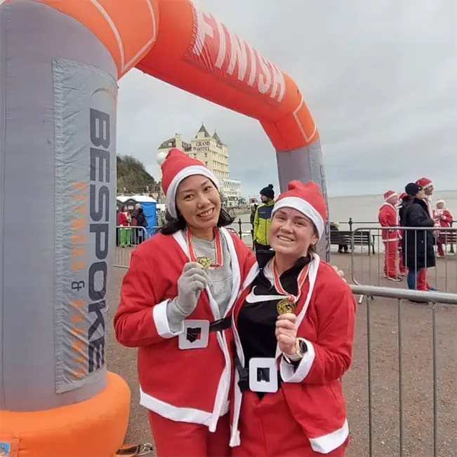 Top 10 things to do in Wales in December - Run Santa run