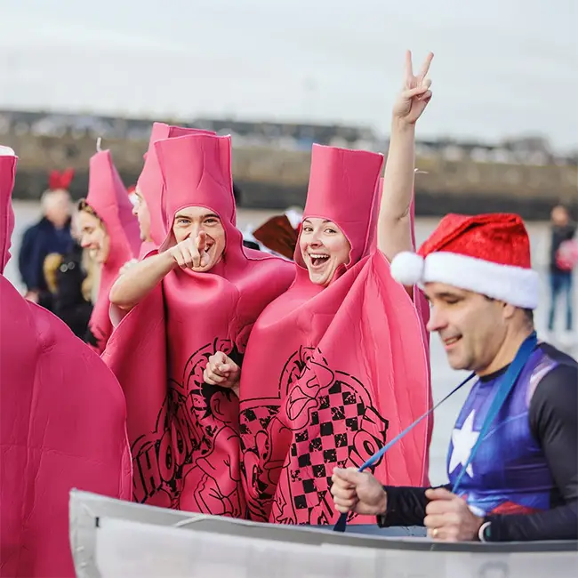 Top 10 things to do in Wales in December - Take a dip