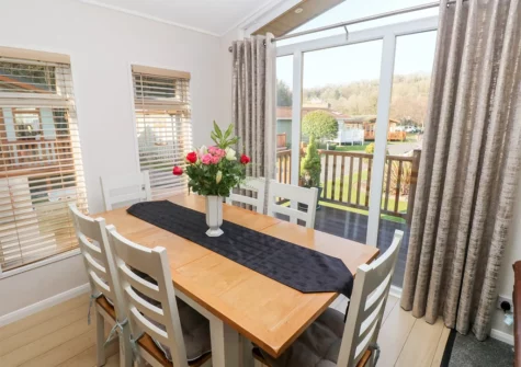 The dining area at Tranquillity, Heritage Park, Stepaside