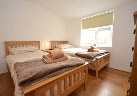 Bedroom #2 at Tresare Barn, Square and Compass