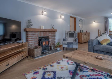 The living area at Tucking Mill, Stepaside