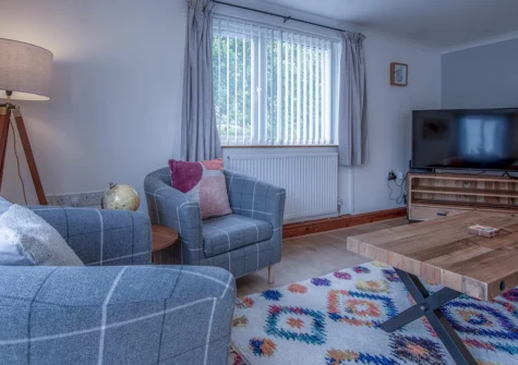 The living area at Tucking Mill, Stepaside