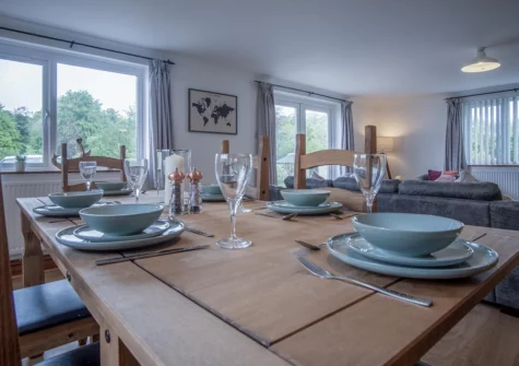 The dining area at Tucking Mill, Stepaside