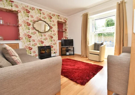 The living area at Ty Carreg, Tenby