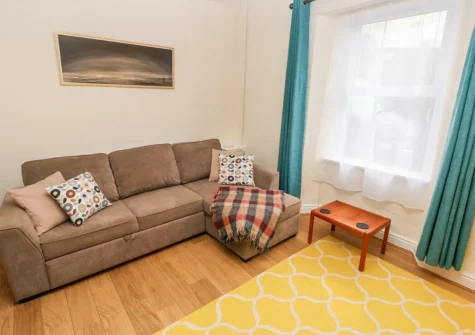 The living room at Ty Cwtch, Tenby