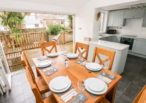 The dining area at Ty Cwtch, Tenby