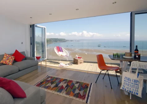 The living area at Ty Mair, Tenby