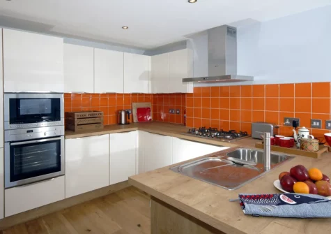 The kitchen at Ty Mair, Tenby