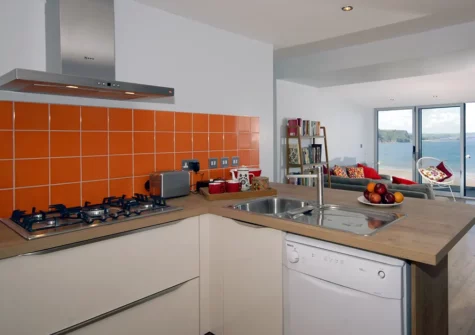 The kitchen at Ty Mair, Tenby