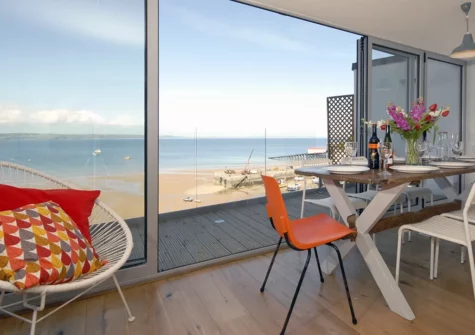 The dining area at Ty Mair, Tenby