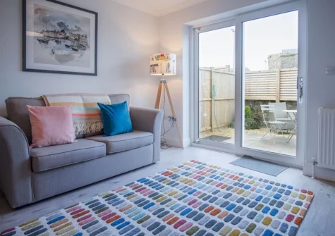 The living area at Ty Melyn, Tenby