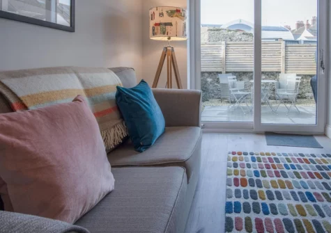 The living area at Ty Melyn, Tenby