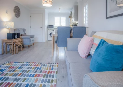 The living area at Ty Melyn, Tenby