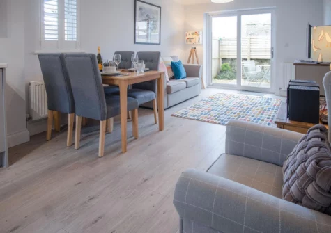 The living area at Ty Melyn, Tenby