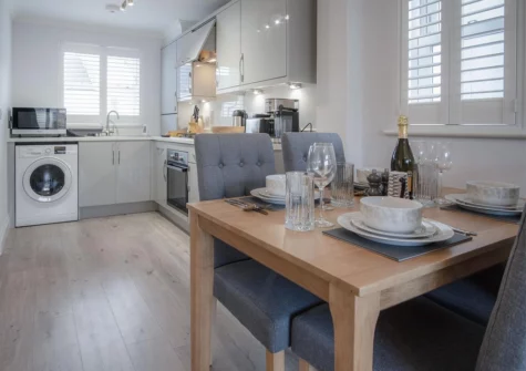 The dining area at Ty Melyn, Tenby