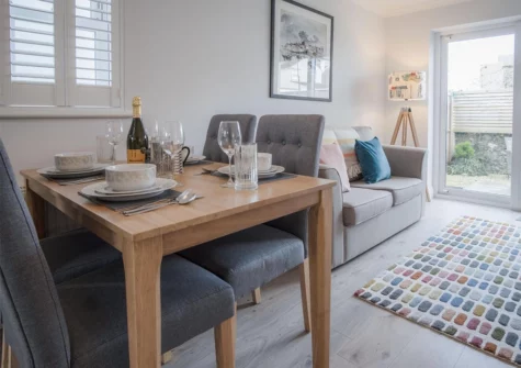 The dining area at Ty Melyn, Tenby