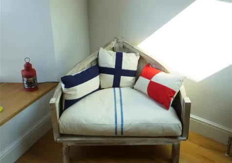 The living area at Ty Olwen, Tenby