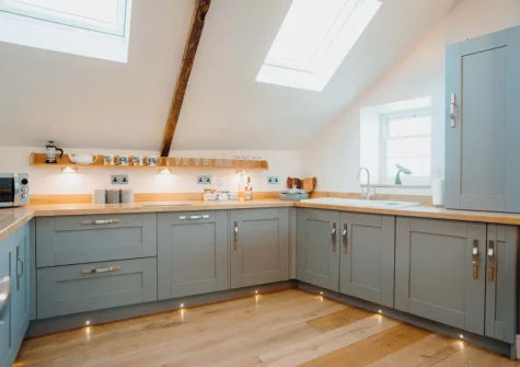 The kitchen at Ty Olwen, Tenby