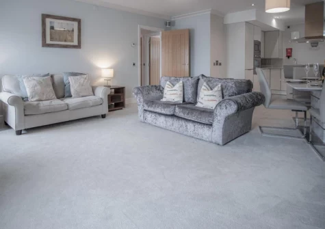 The living area at Upper Deck, Saundersfoot