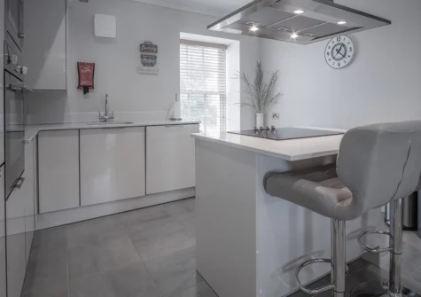 The kitchen at Upper Deck, Saundersfoot