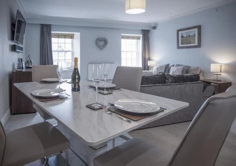 The dining area at Upper Deck, Saundersfoot