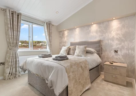 Bedroom #2 at Valley View Lodge, Penally Grange, Tenby