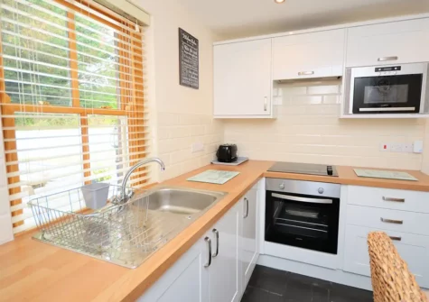 The kitchen at Water Bank, Llawhaden
