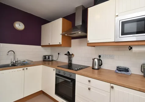 The kitchen at Waters Edge 14, Saundersfoot