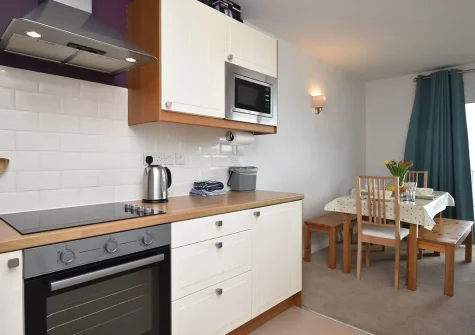 The kitchen at Waters Edge 14, Saundersfoot