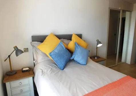 Bedroom #1 at Waters Edge 15, Tenby
