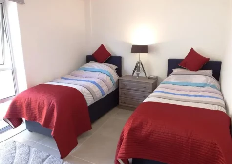 Bedroom #2 at Waters Edge 15, Tenby