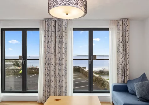 The living area at Welsh Cake, Tenby