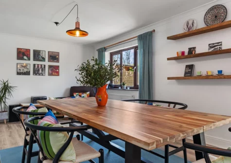 The dining room at Woodfield House, Tenby