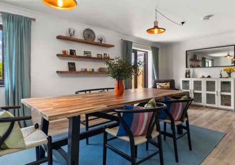 The dining room at Woodfield House, Tenby