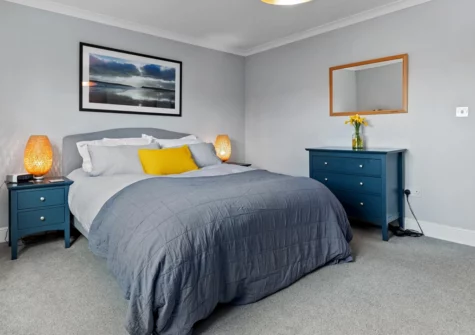 Bedroom #1 at Woodfield House, Tenby