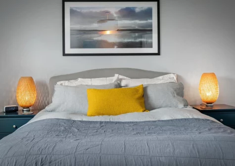 Bedroom #1 at Woodfield House, Tenby