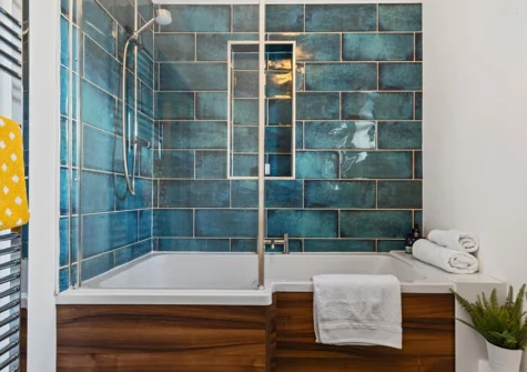 The bathroom at Woodfield House, Tenby