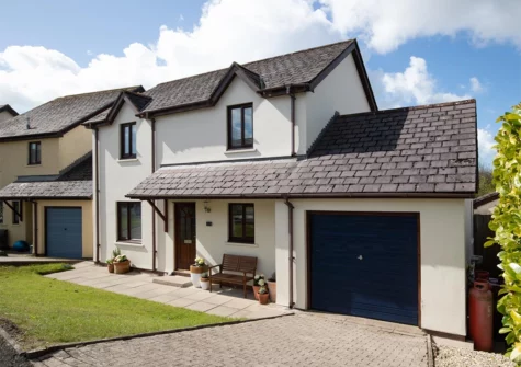 Outside Woodfield House, Tenby