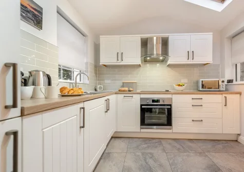 The kitchen at Worcester Cottage, Tenby
