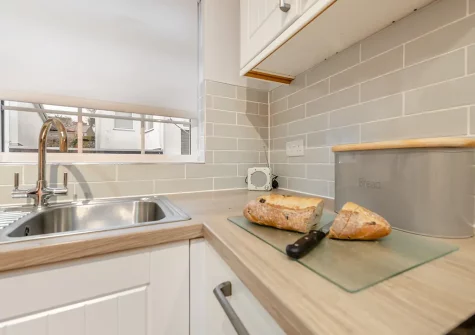 The kitchen at Worcester Cottage, Tenby