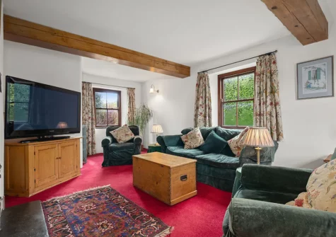 The living area at Worthy House, Saint Florence