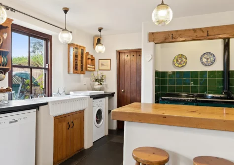 The kitchen at Worthy House, Saint Florence