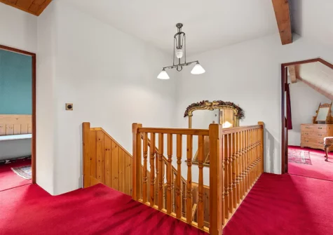 The first floor landing at Worthy House, Saint Florence